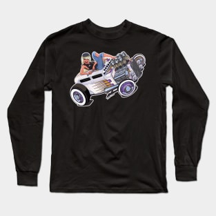 Hot Rod Pin Up Show Car Long Sleeve T-Shirt